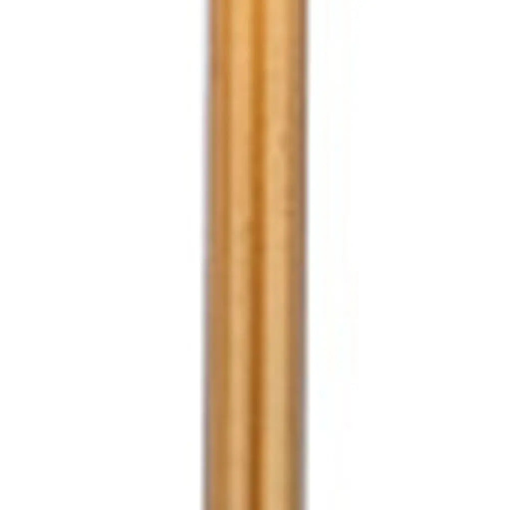 Set of Two 27" White And Brass Table Lamps With Drum Shades Homeroots Lighting