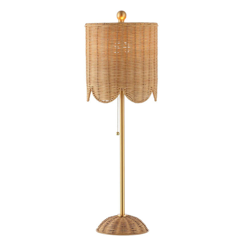 Set of Two 28" Brown Table Lamps With Drum Shades Homeroots Lighting