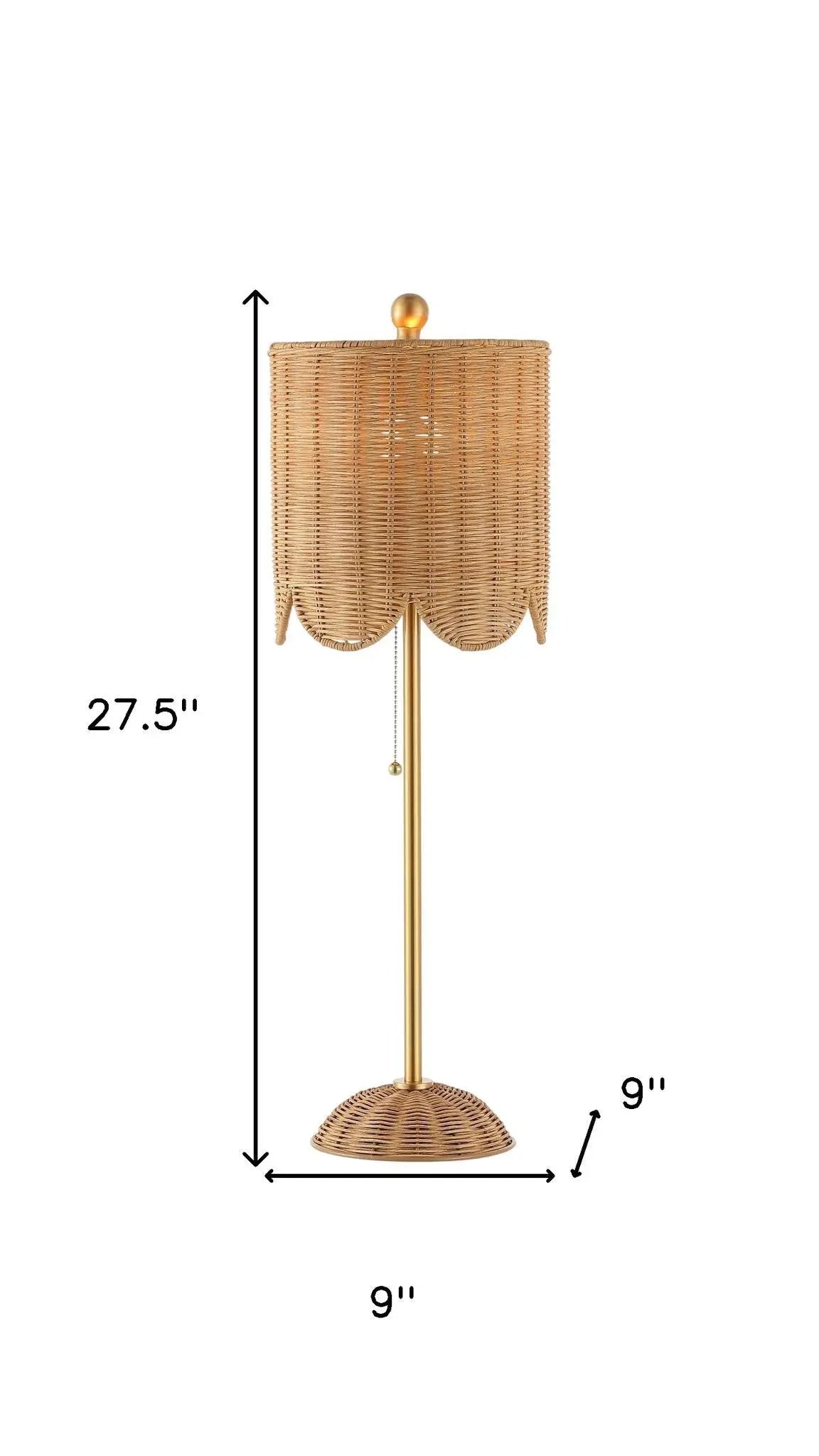 Set of Two 28" Brown Table Lamps With Drum Shades Homeroots Lighting