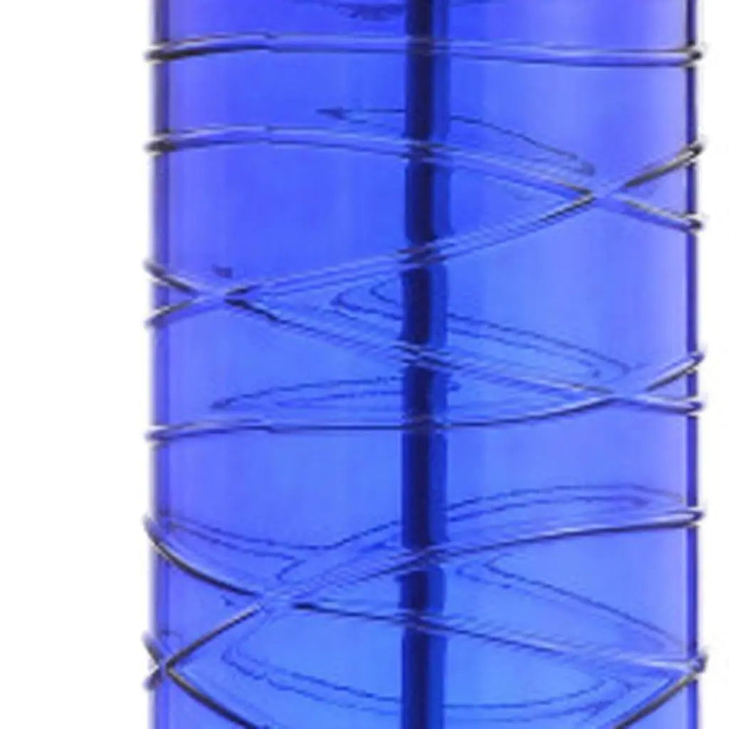 Set of Two 28" Clear Novelty Table Lamps With Globe Shades Homeroots Lighting
