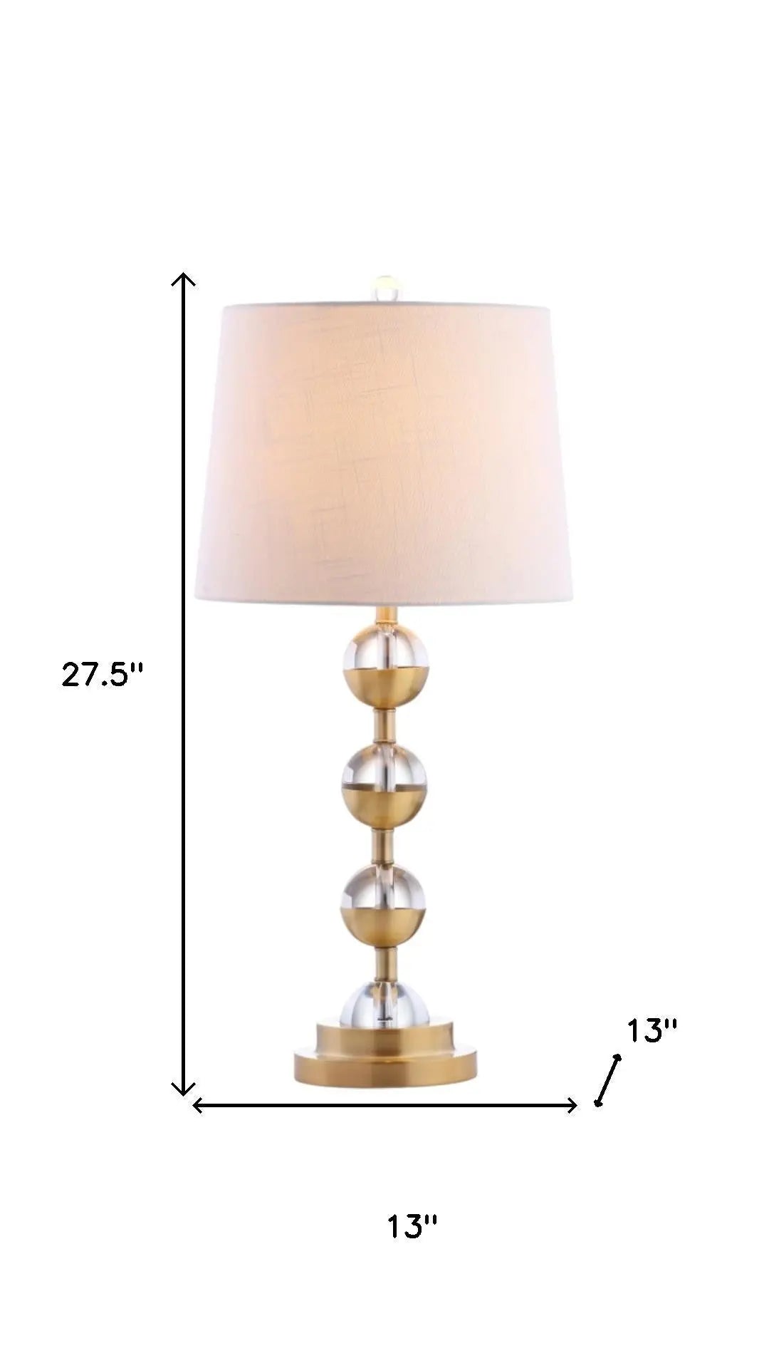 Set of Two 28" Gold Round Bedside Lamps With Drum Shades Homeroots Lighting
