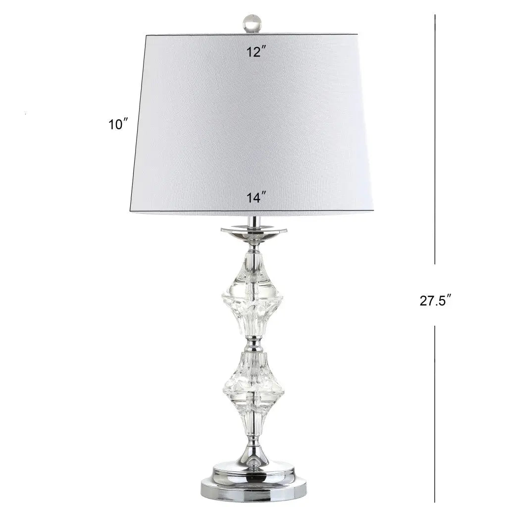 Set of Two 28" Silver Novelty Bedside Lamps With Drum Shades Homeroots Lighting