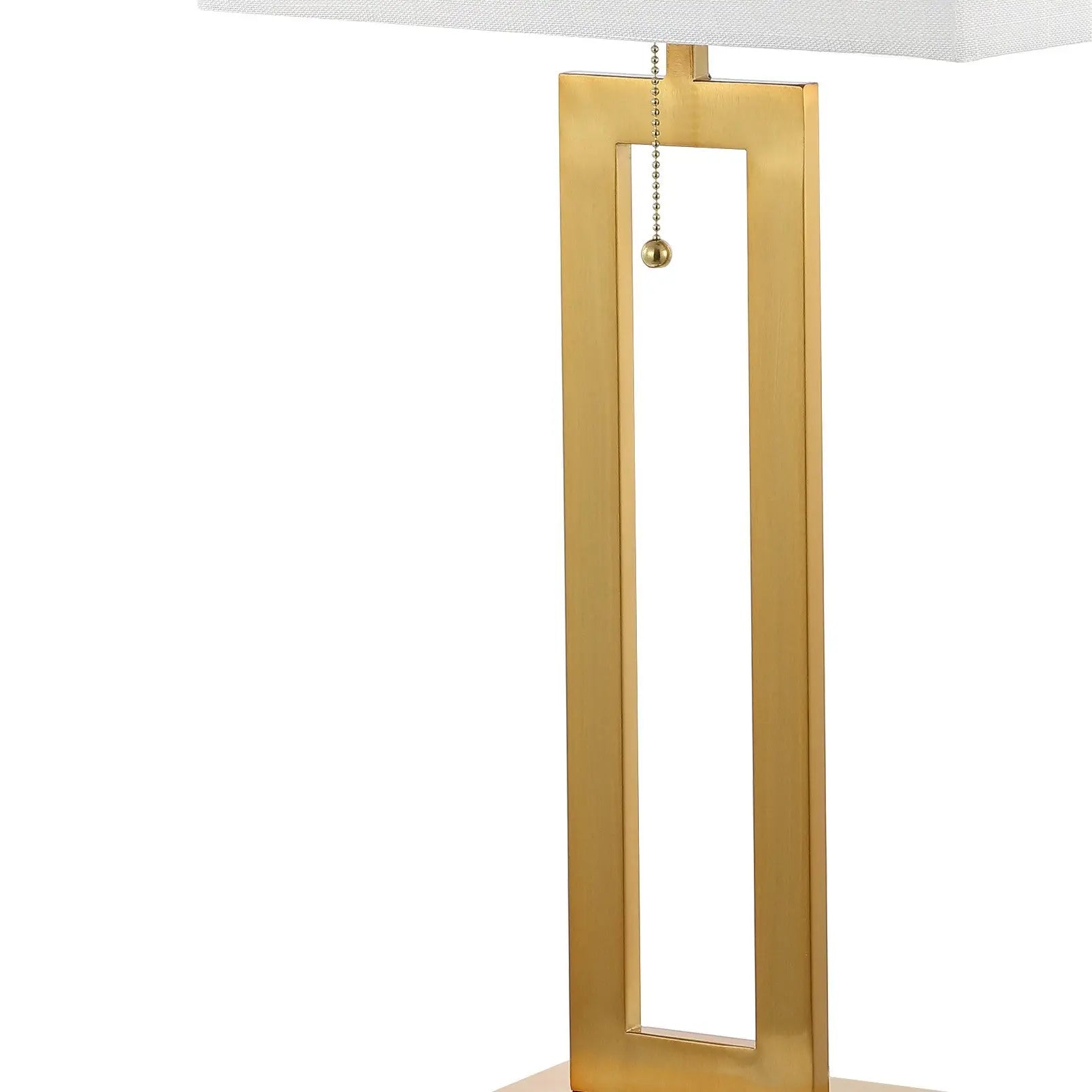 Set of Two 29" Gold Table Lamps With Shades Homeroots Lighting