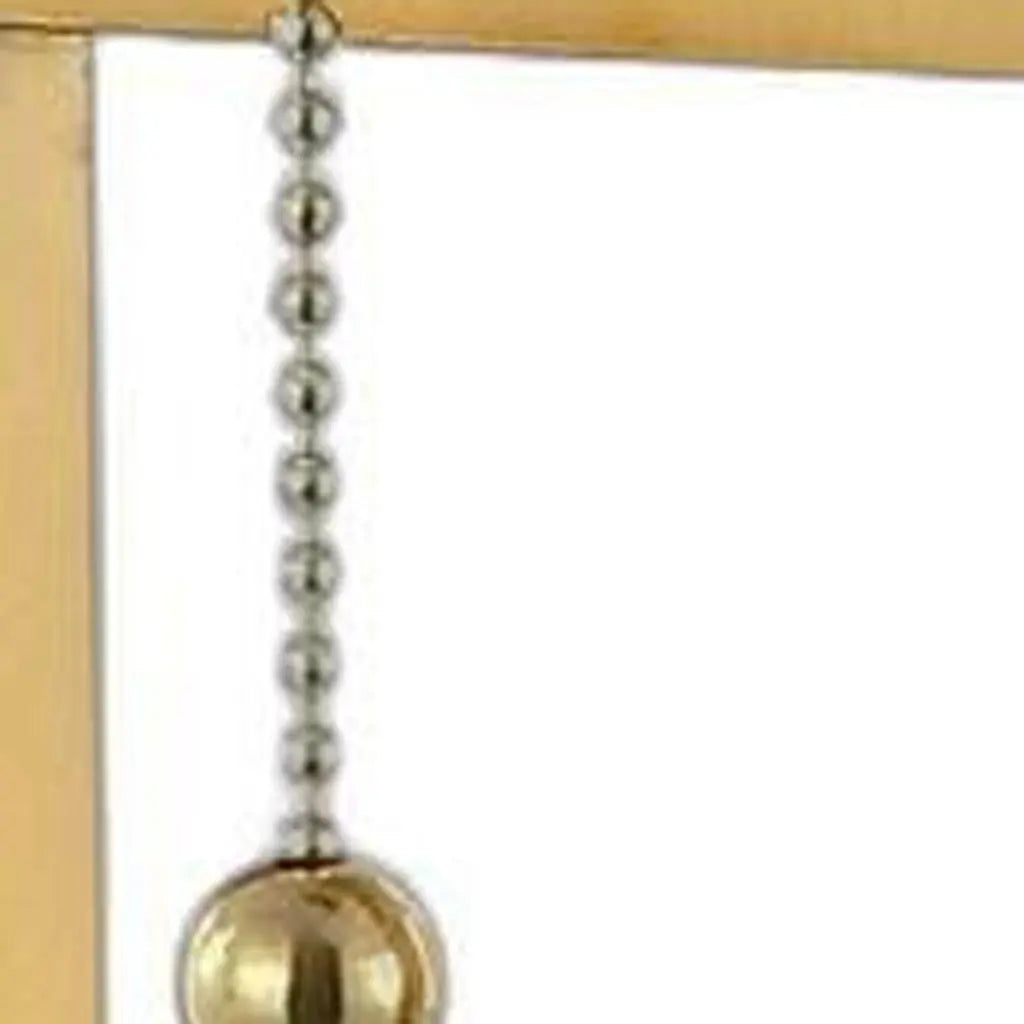 Set of Two 29" Gold Table Lamps With Shades Homeroots Lighting
