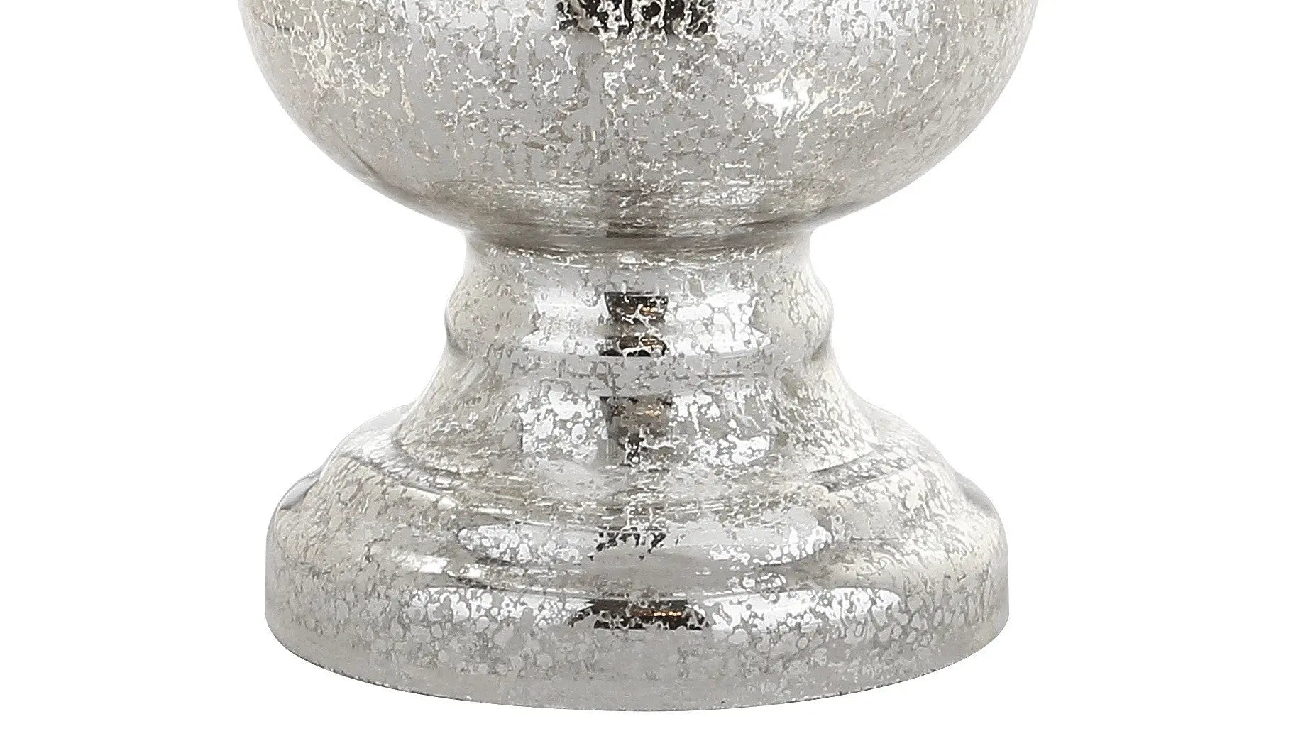 Set of Two 29" Silver Novelty Table Lamps With Drum Shades Homeroots Lighting