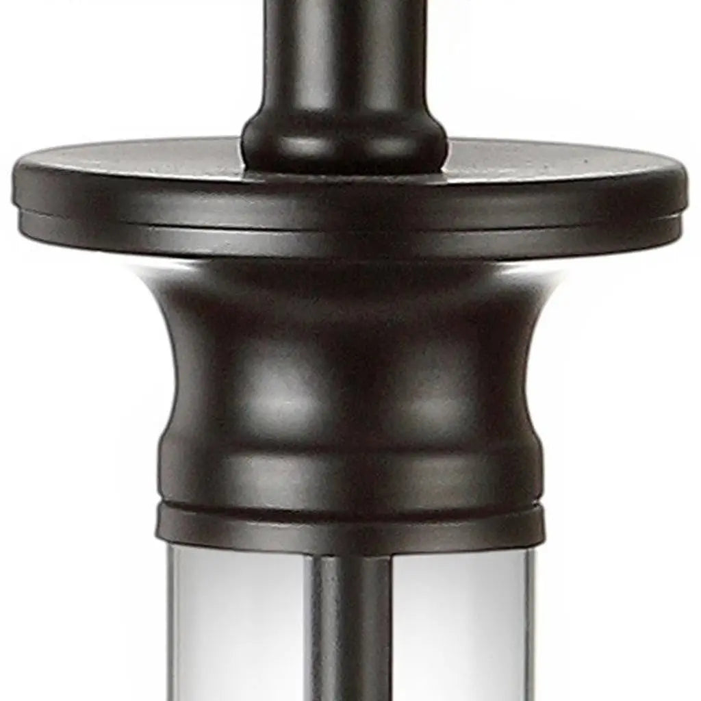 Set of Two 30" Black Table Lamps With Drum Shades Homeroots Lighting