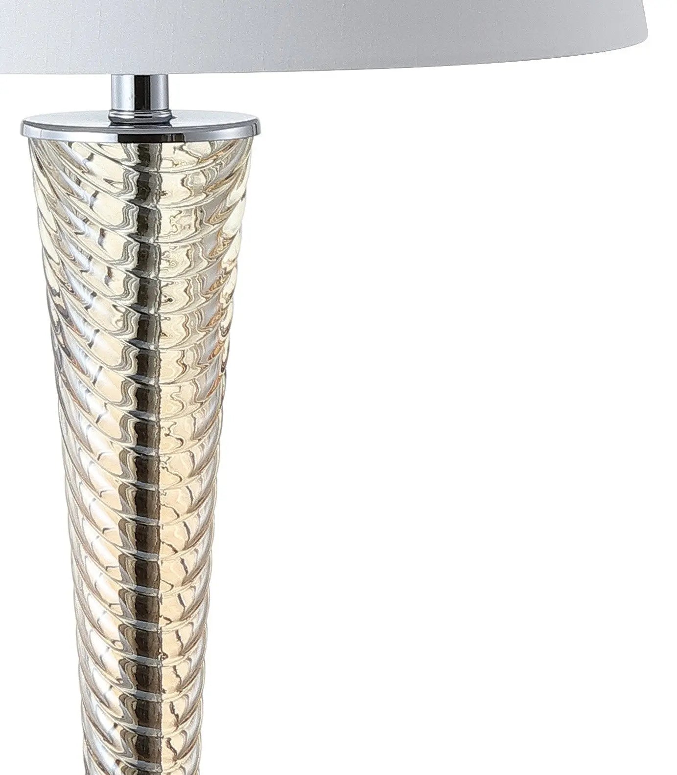 Set of Two 32" Champagne Urn Buffet Lamps With Globe Shades Homeroots Lighting