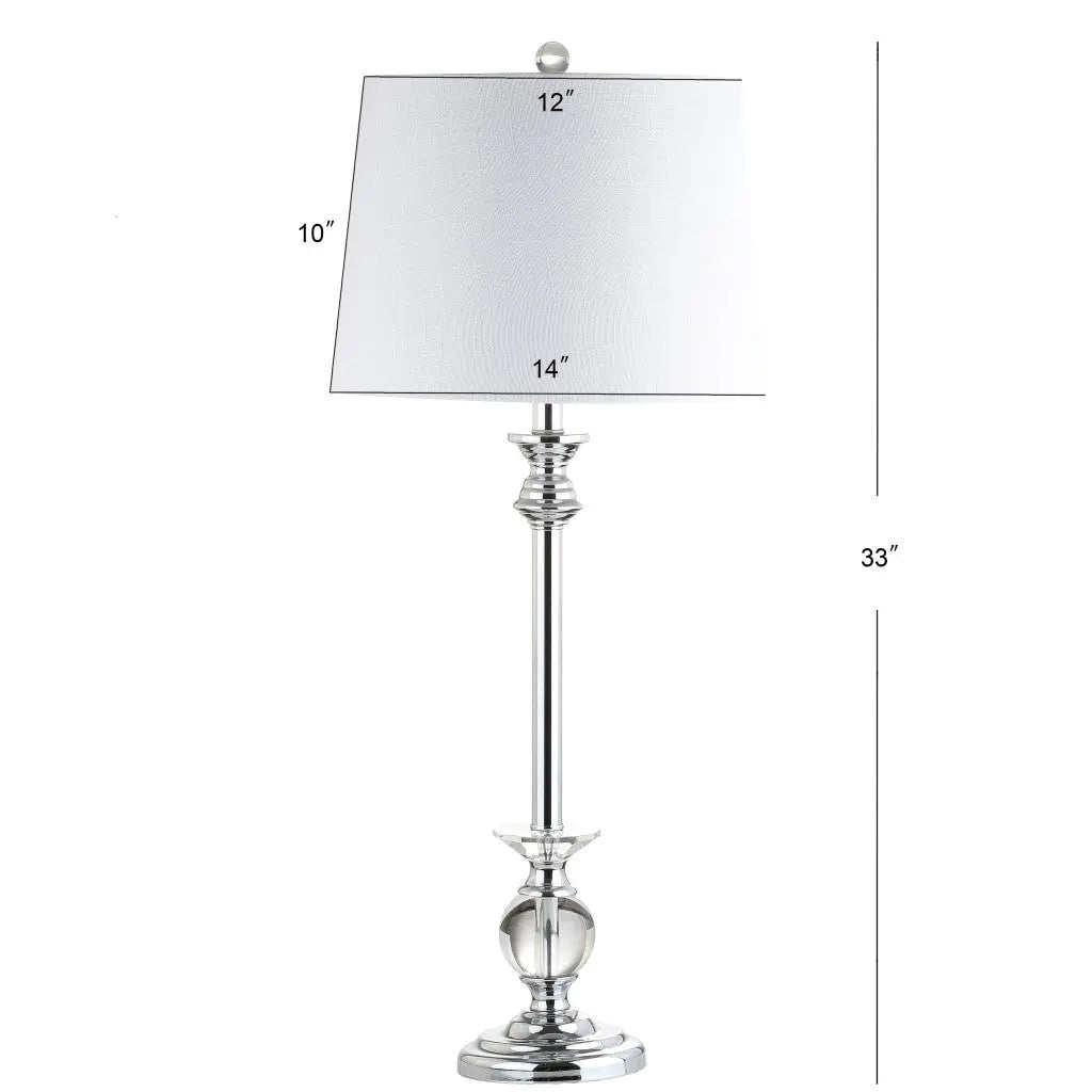 Set of Two 33" Silver Table Lamps With Drum Shades Homeroots Lighting
