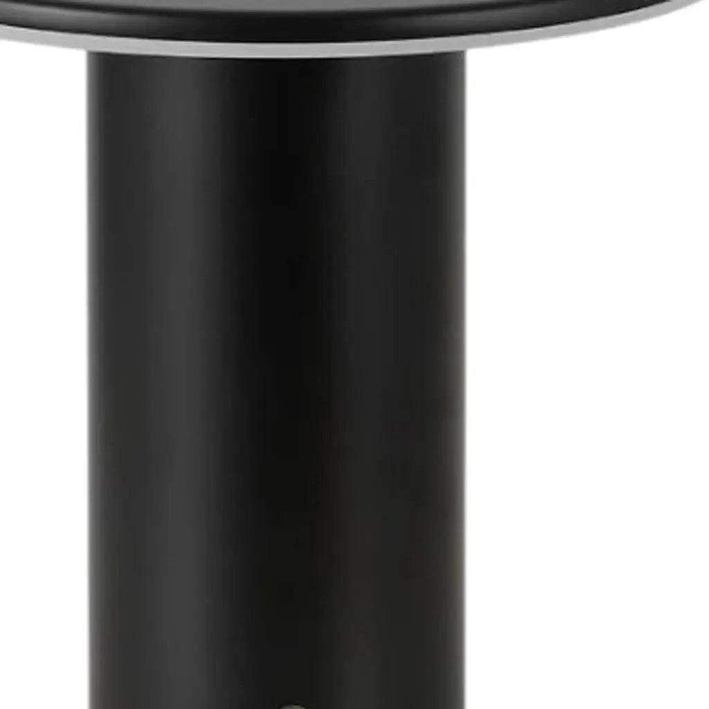 Set of Two 8" Clear USB Table Lamps LED Homeroots Lighting