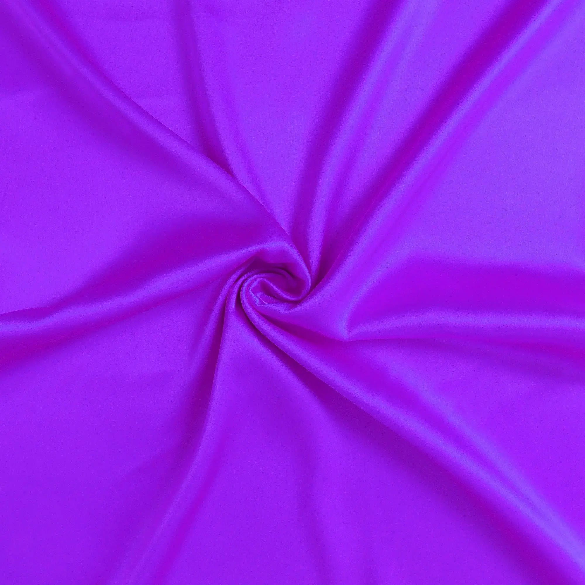 Set of Two Bright Purple Dreamy Silky Satin Queen Pillowcases Homeroots Bed & Bath