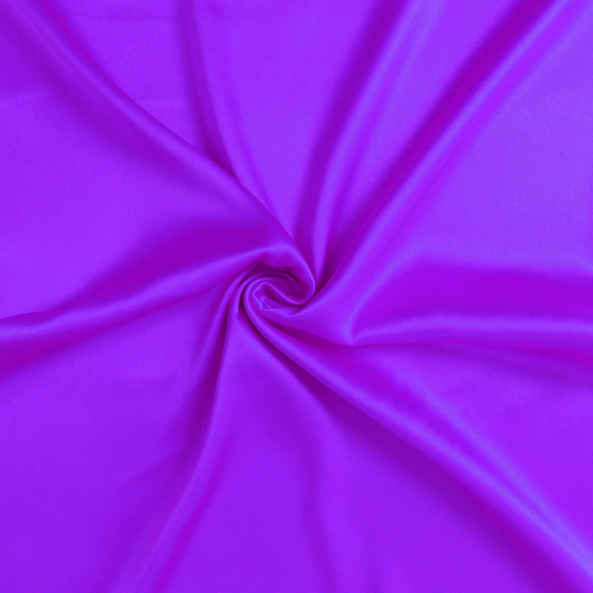 Set of Two Bright Purple Dreamy Silky Satin Queen Pillowcases Homeroots Bed & Bath