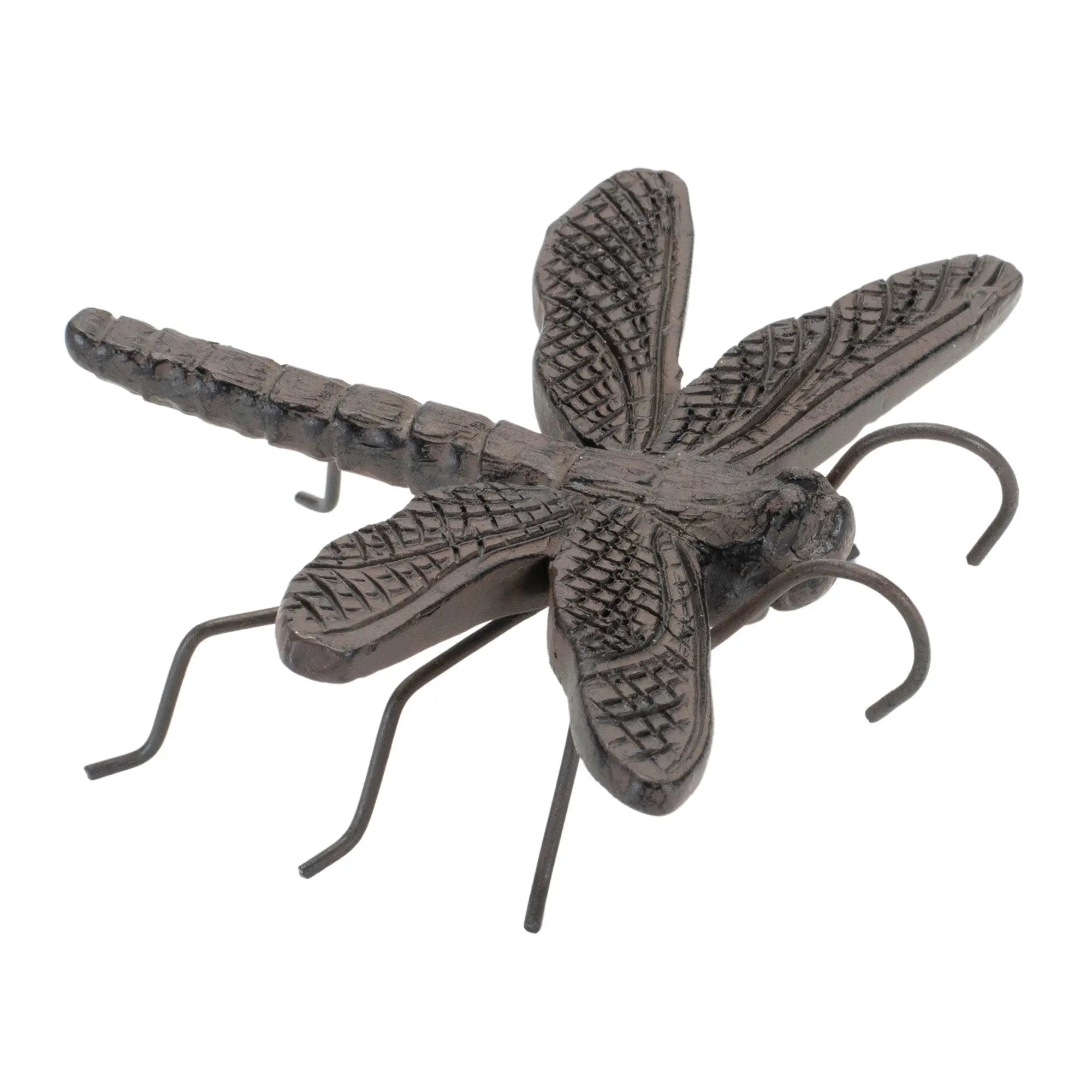 Set of Two Brown Ceramic Garden Accents Accessories Homeroots Outdoor