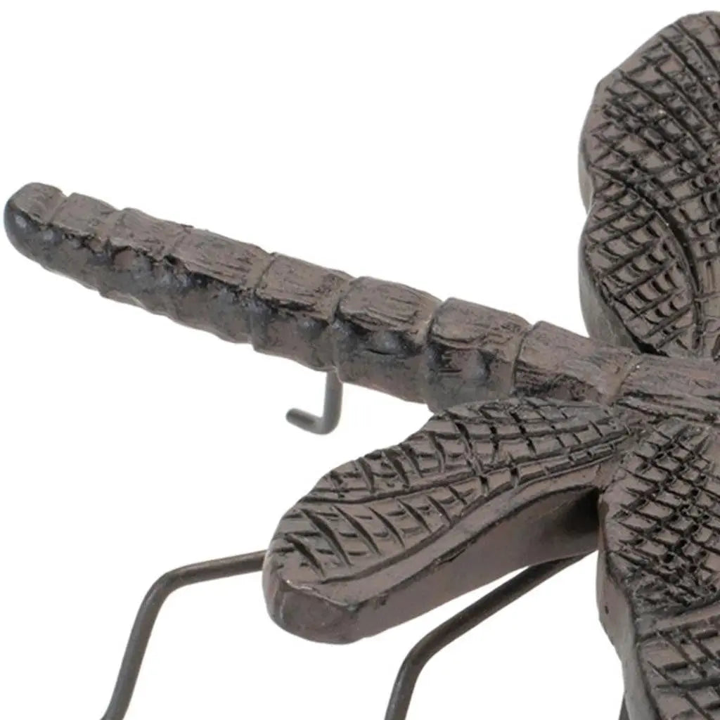 Set of Two Brown Ceramic Garden Accents Accessories Homeroots Outdoor