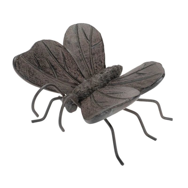 Set of Two Brown Ceramic Garden Accents Accessories Homeroots Outdoor