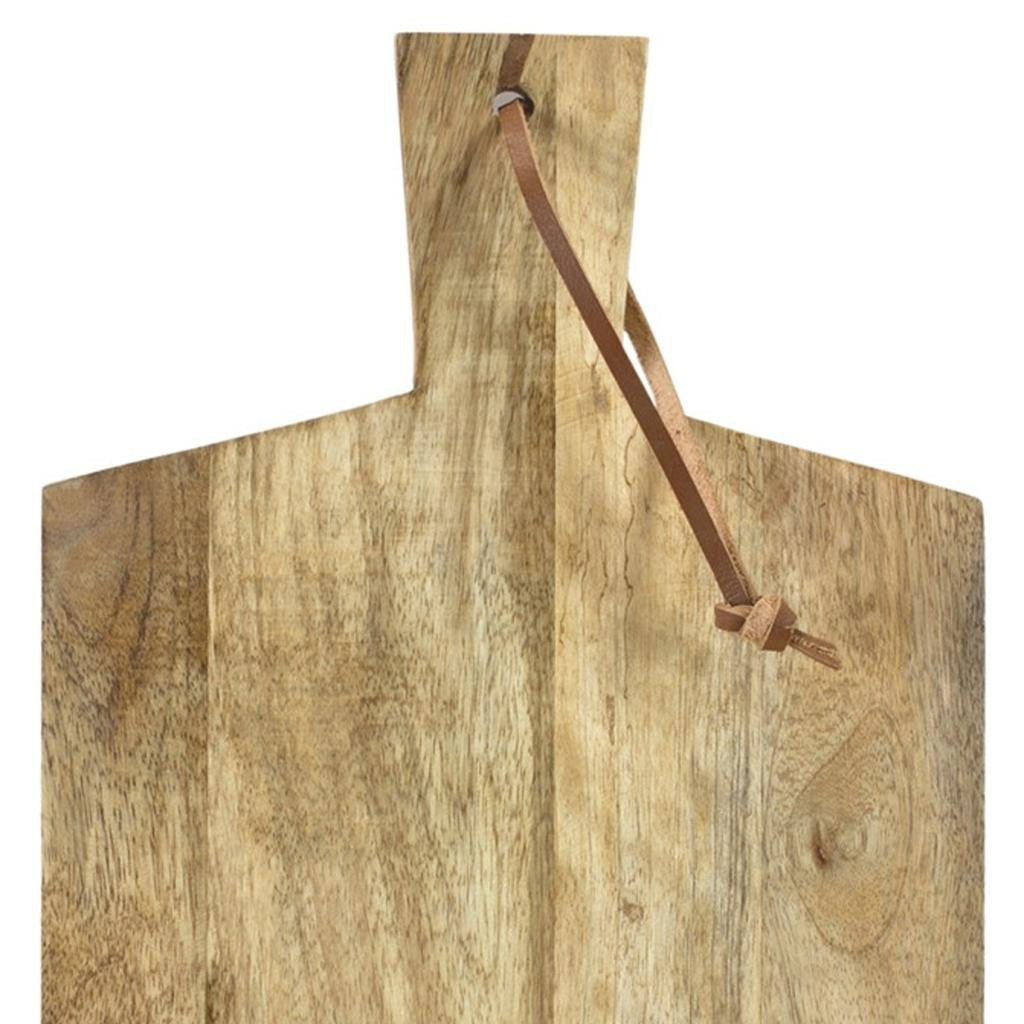 Set of Two Brown Solid and Manufactured Wood Cutting Boards Homeroots Kitchen & Dining