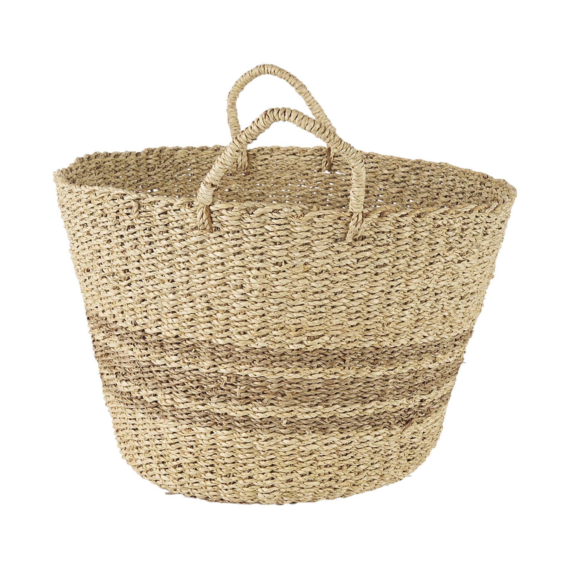 Set of Two Brown Wicker Basket - GreatEagleInc