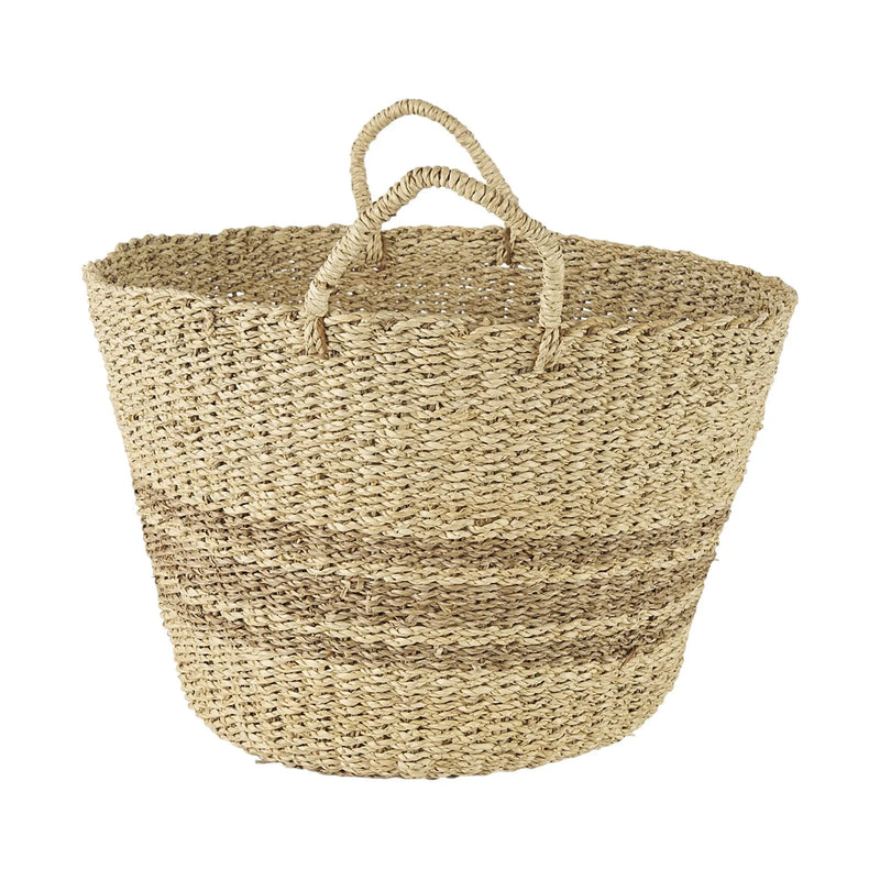 Set of Two Brown Wicker Basket - GreatEagleInc
