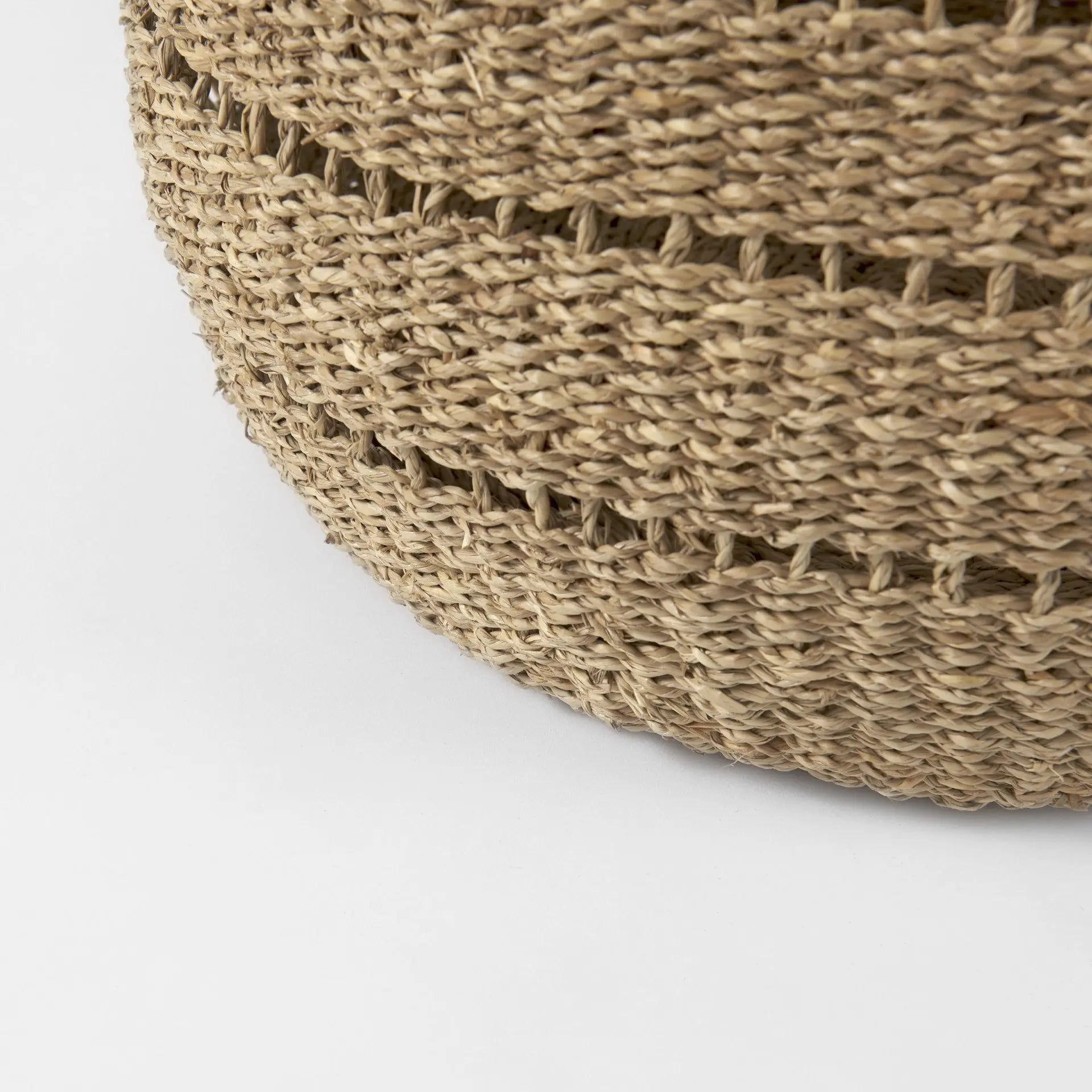 Set of Two Brown Wicker Basket - GreatEagleInc