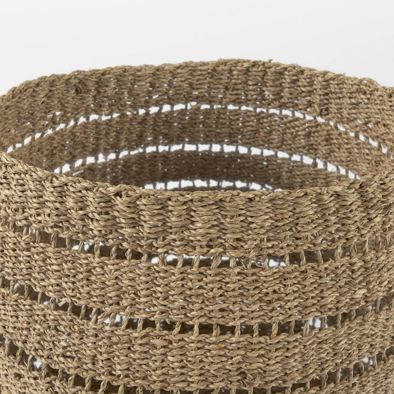 Set of Two Brown Wicker Basket - GreatEagleInc