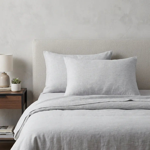 Set of Two Cloud Linen Standard Pillowcases Homeroots Bed & Bath