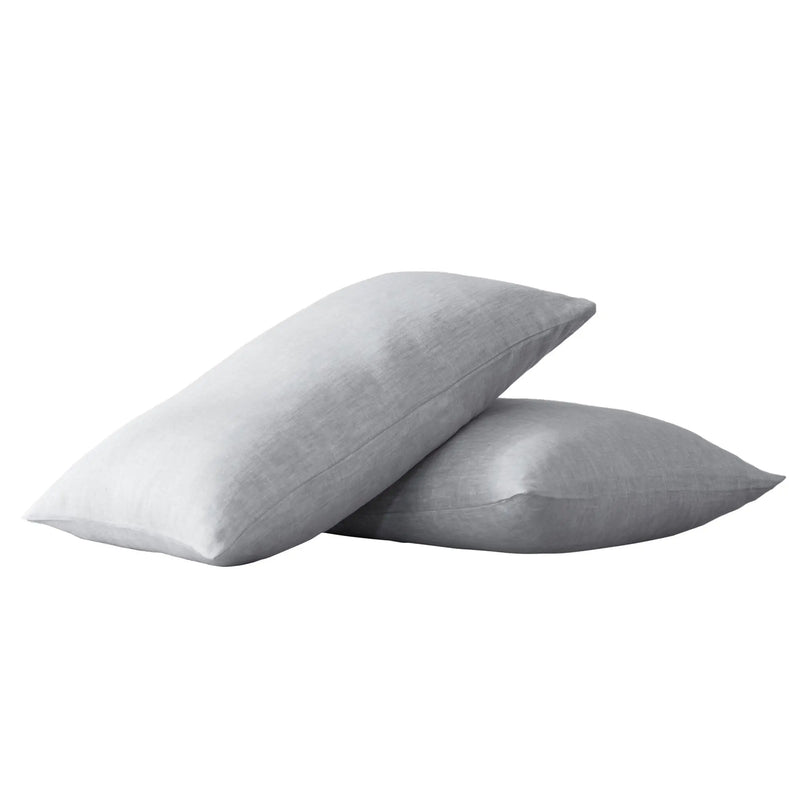 Set of Two Cloud Linen Standard Pillowcases Homeroots Bed & Bath