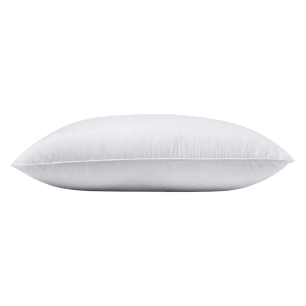 Set of Two Down Alternative Firm King Size Bed Pillows Homeroots Bed & Bath