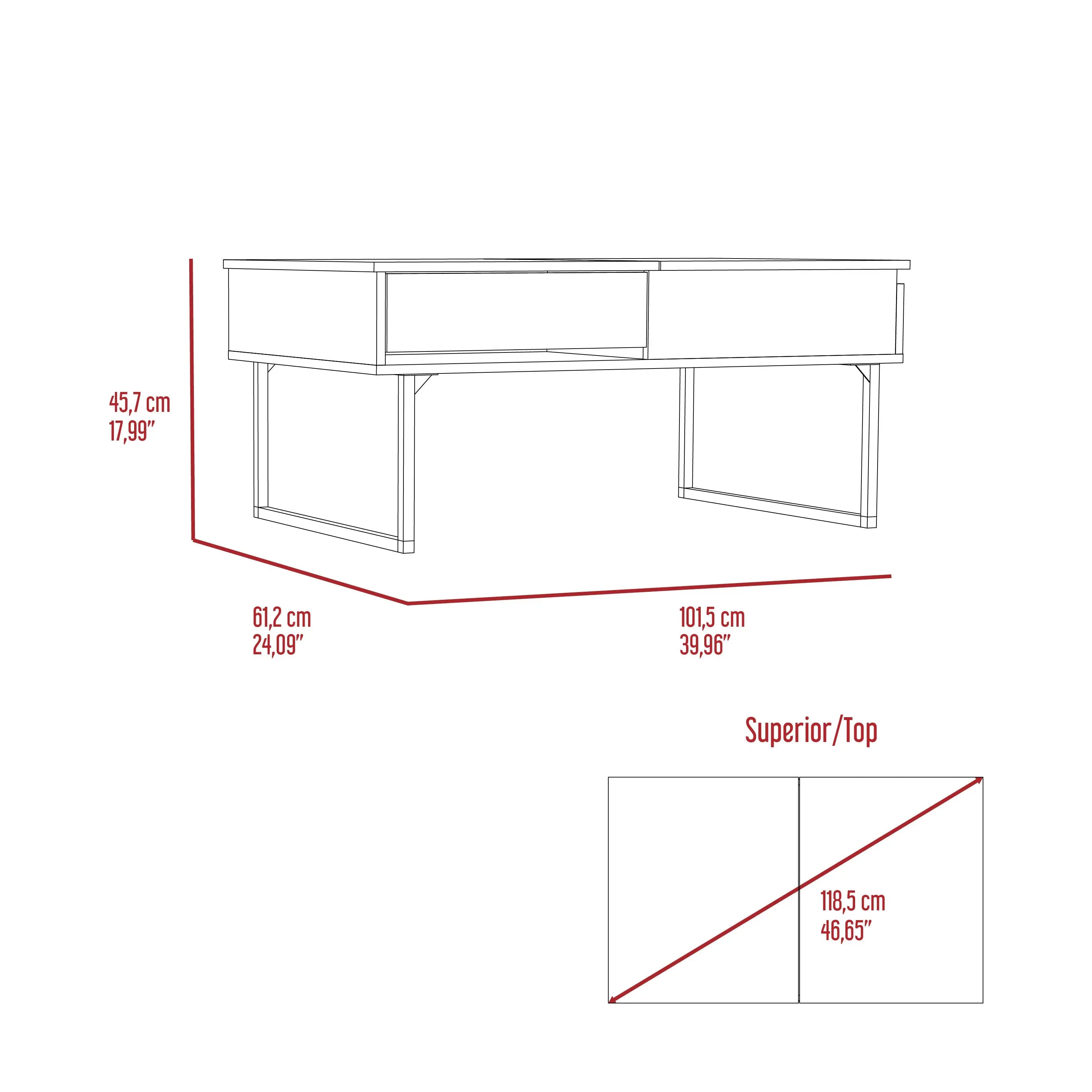 Set of Two Espresso and Black Wood Furniture Set Homeroots Living Room