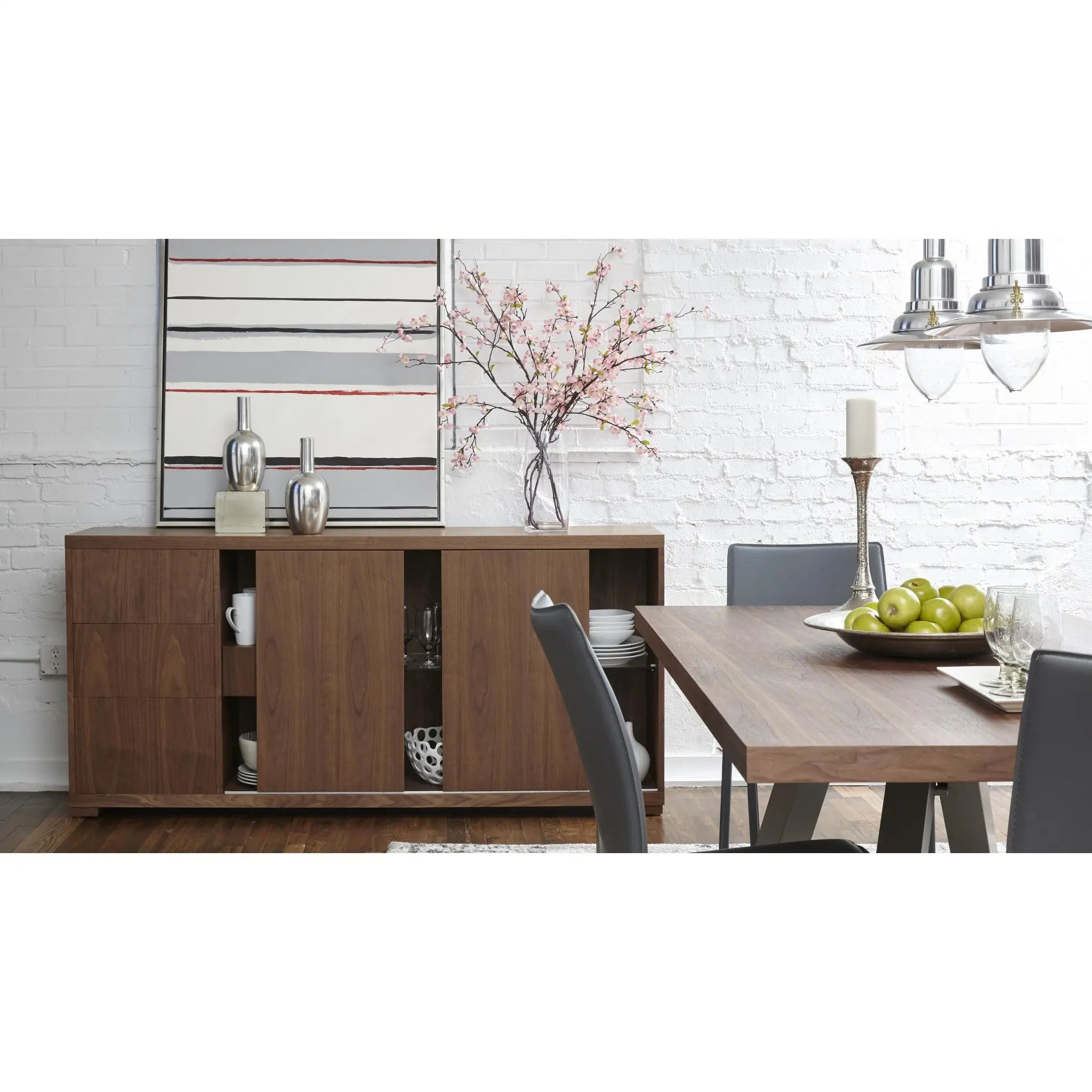 Set of Two Gray Upholstered Leather Dining Side Chairs Homeroots Kitchen & Dining