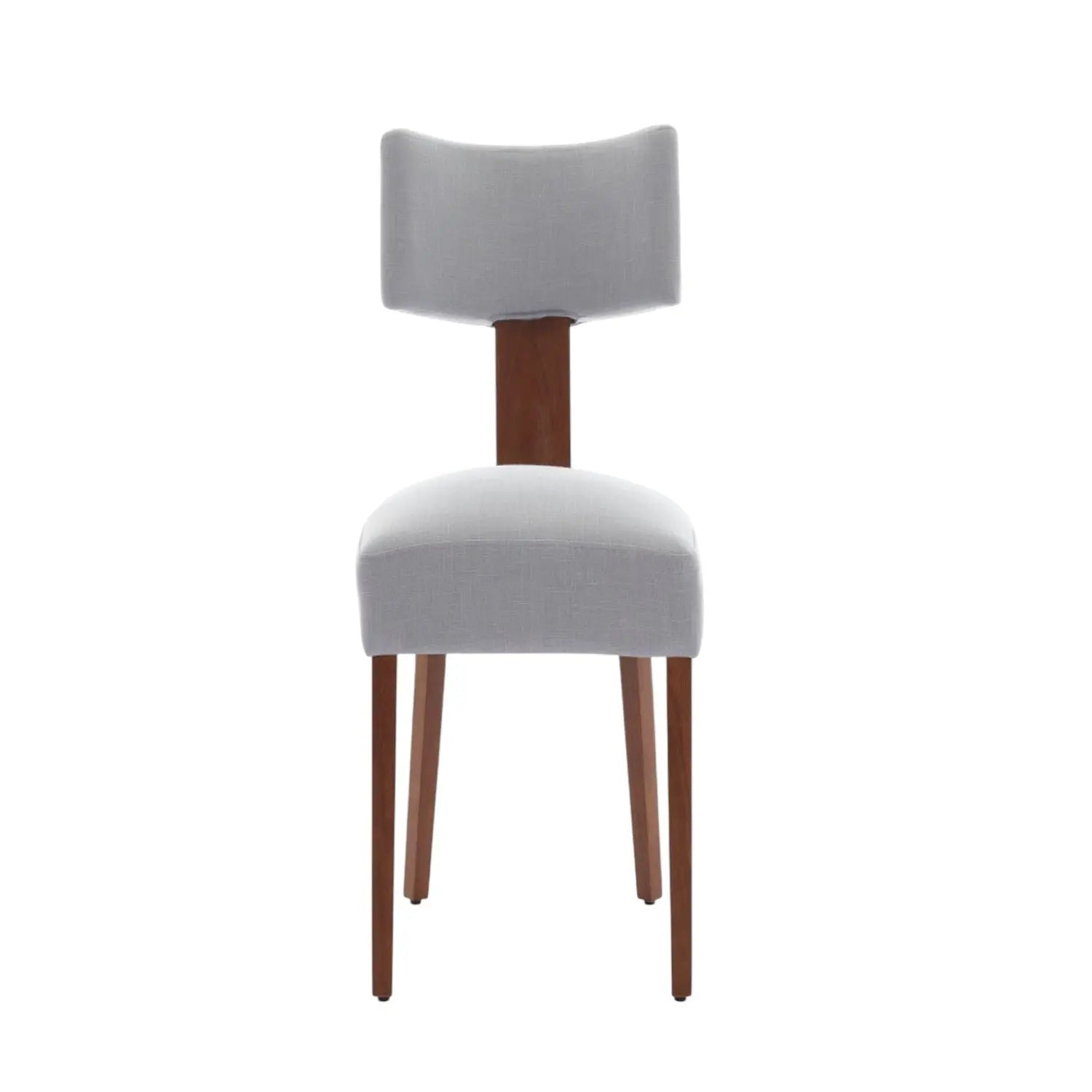 Set of Two Gray and Brown Tufted Dining Side Chairs Homeroots Kitchen & Dining
