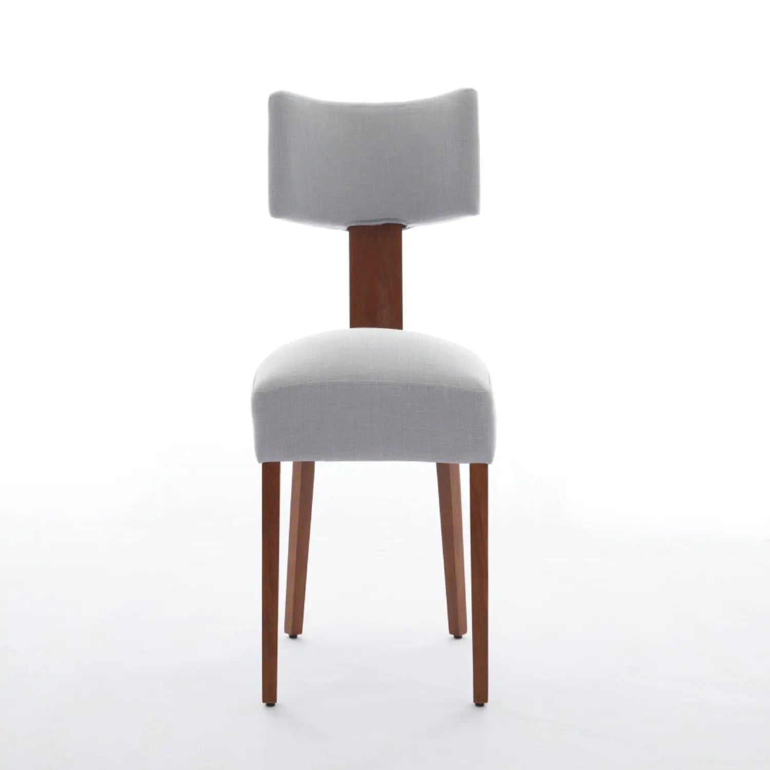 Set of Two Gray and Brown Tufted Dining Side Chairs Homeroots Kitchen & Dining