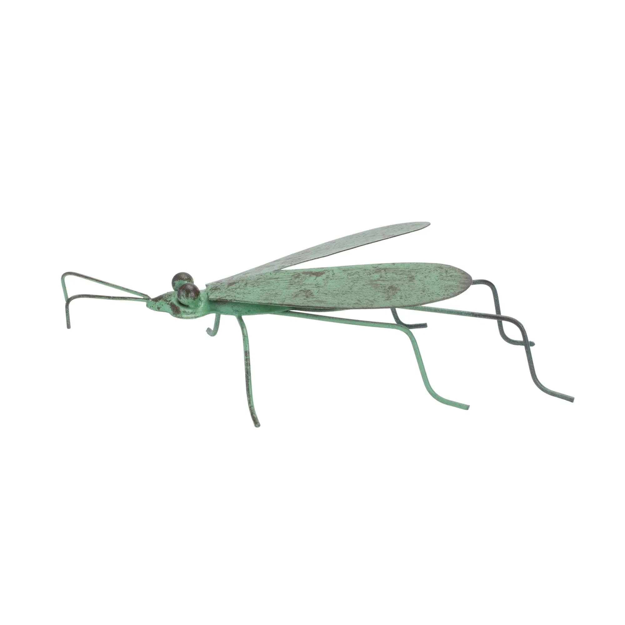 Set of Two Green Iron Garden Art Homeroots Outdoor