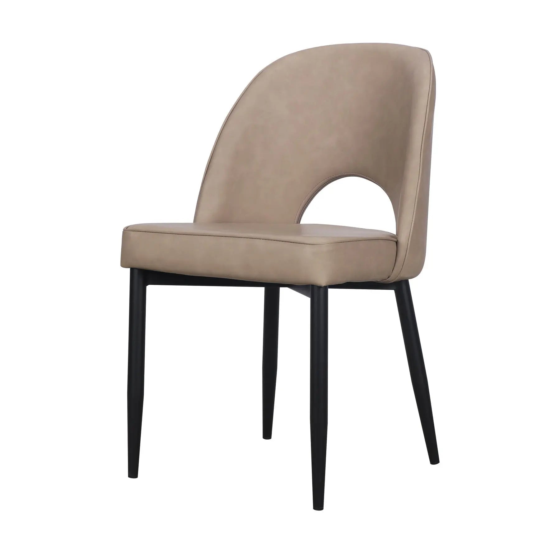 Set of Two Light Gray Slipcovered Faux Leather Dining Side Chairs Homeroots Kitchen & Dining