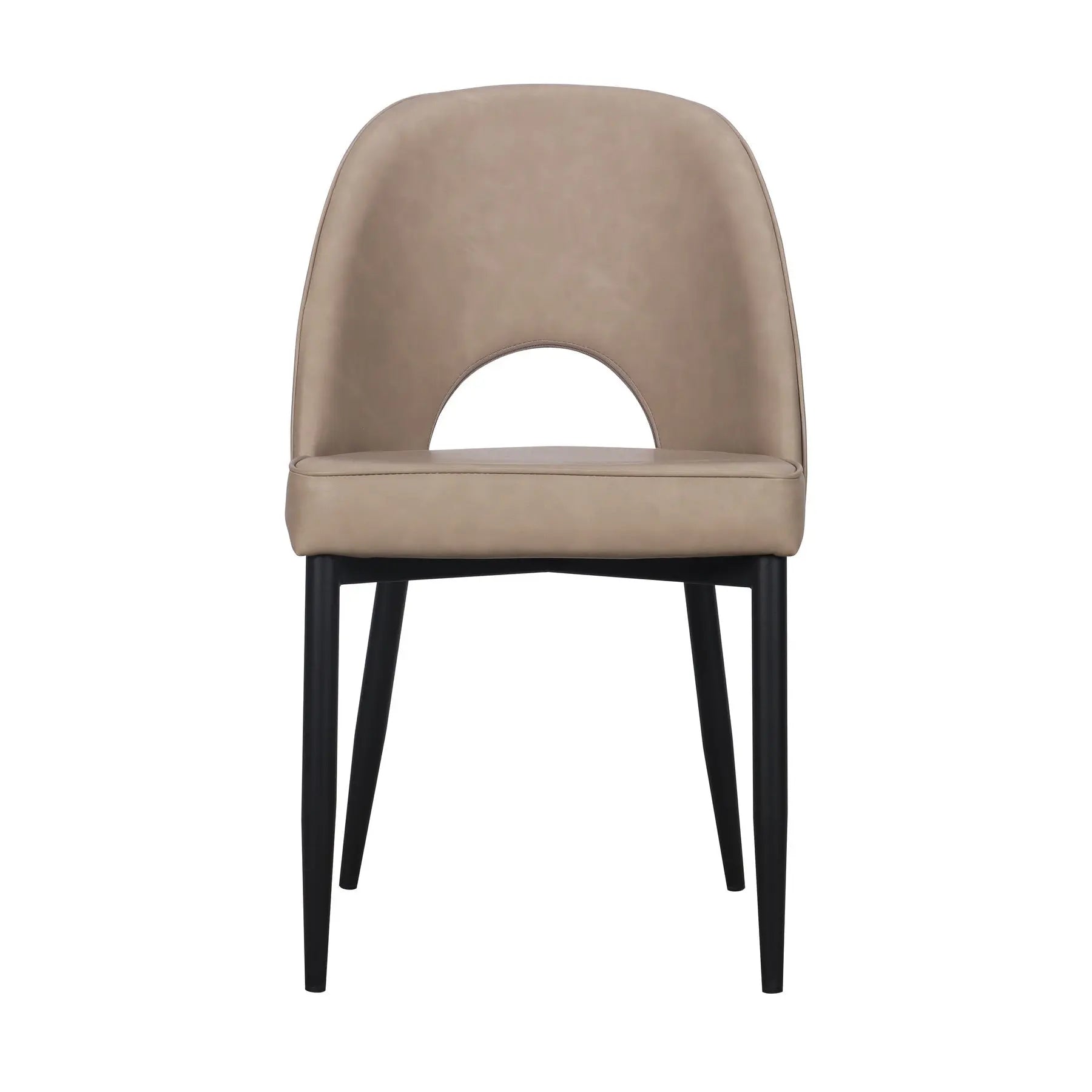Set of Two Light Gray Slipcovered Faux Leather Dining Side Chairs Homeroots Kitchen & Dining
