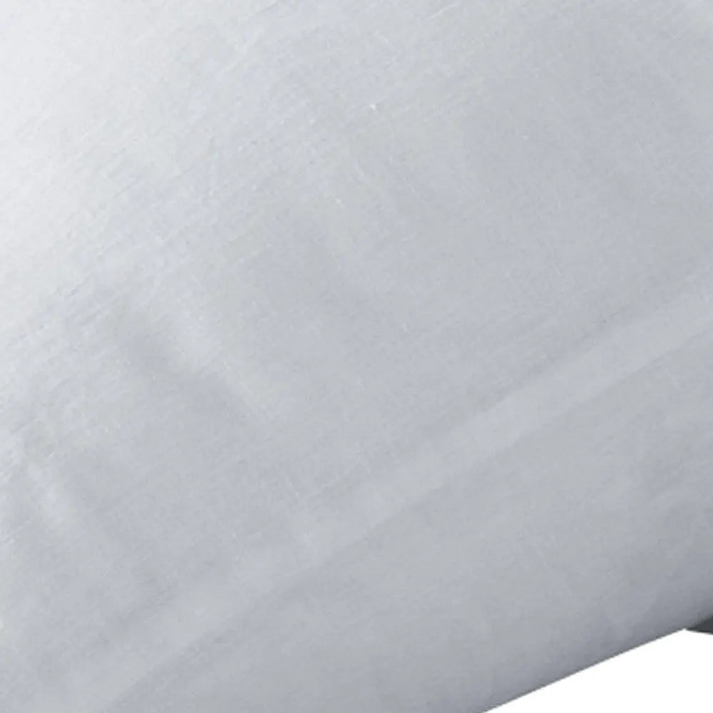 Set of Two White Linen King Pillowcases Homeroots Bed & Bath