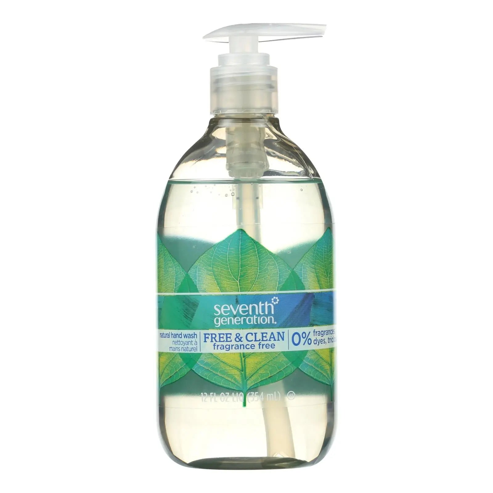 Seventh Generation Hand Wash - Natural - Free Cln Unsc - 12 Fl Oz - 1 Case Seventh Generation