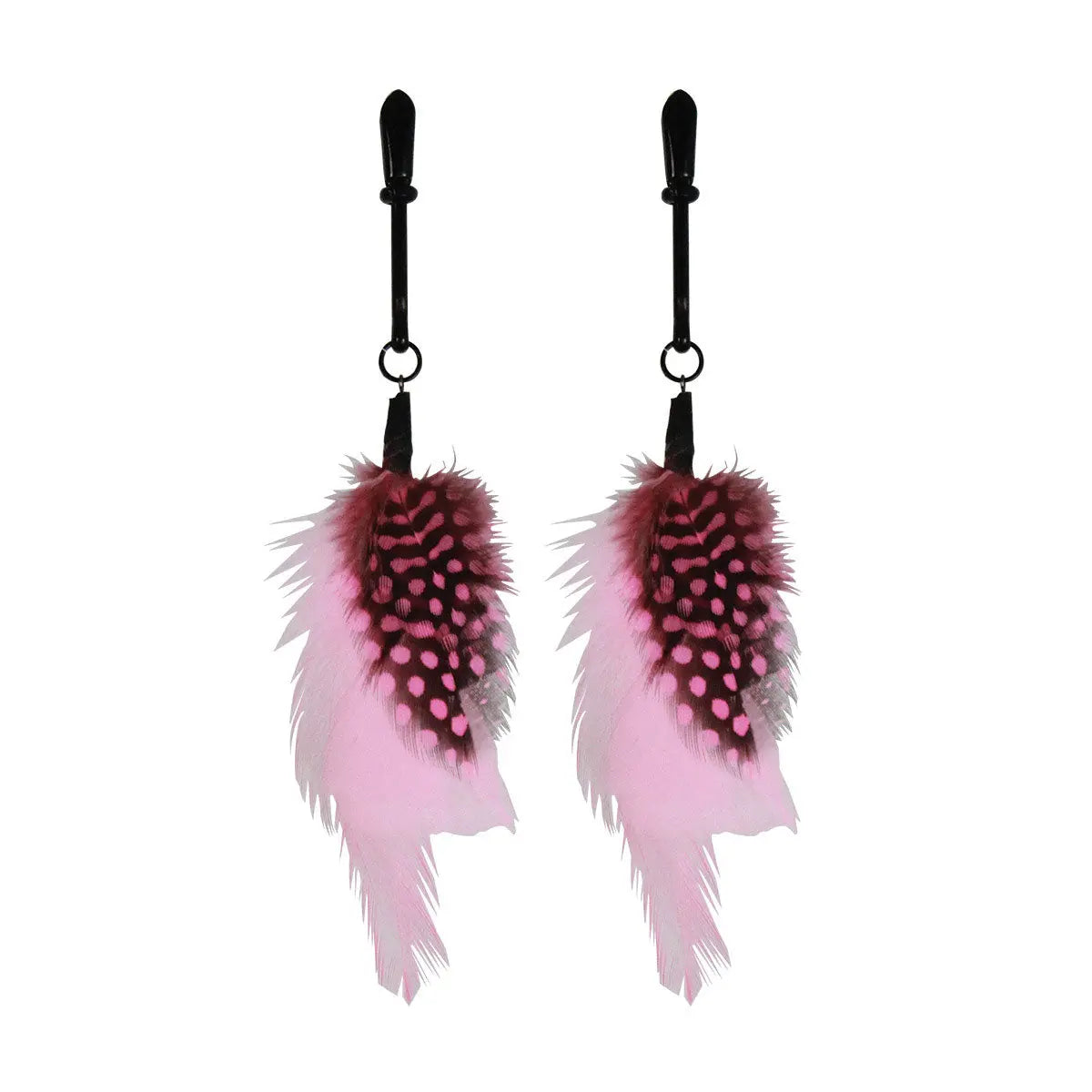Sex Kitten Feather Clamps - GreatEagleInc