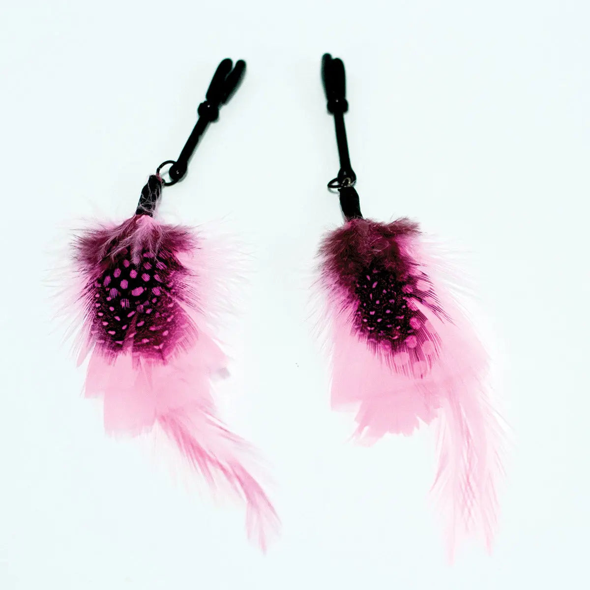 Sex Kitten Feather Clamps - GreatEagleInc