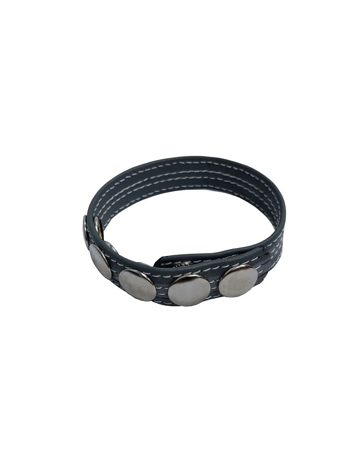 Sex Kitten Leather 5-Snap Ring - GreatEagleInc
