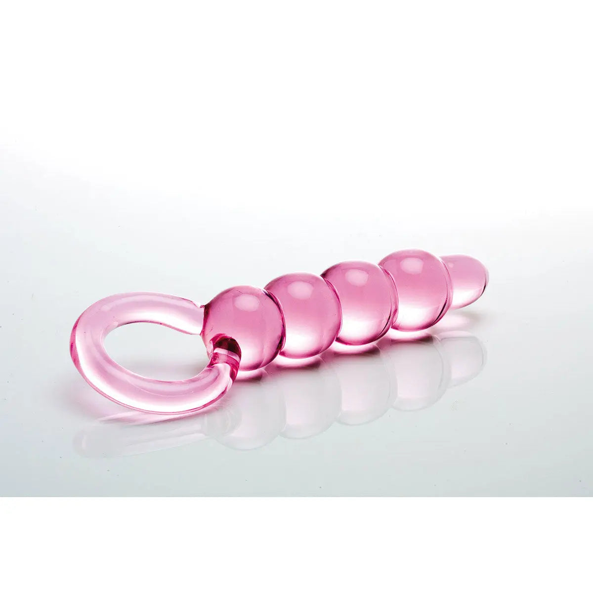 Sex Kitten Pink Glass String of Pearls - GreatEagleInc
