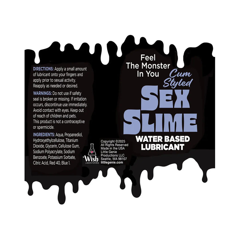 Sex Slime Opaque Purple 4 oz. Little Genie