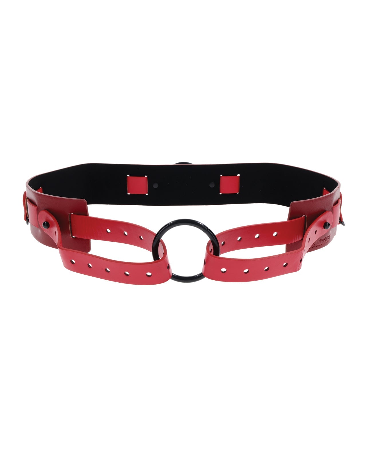 Sex & Mischief Ex's & Oh's Bound & Belted - Red/Black - GreatEagleInc