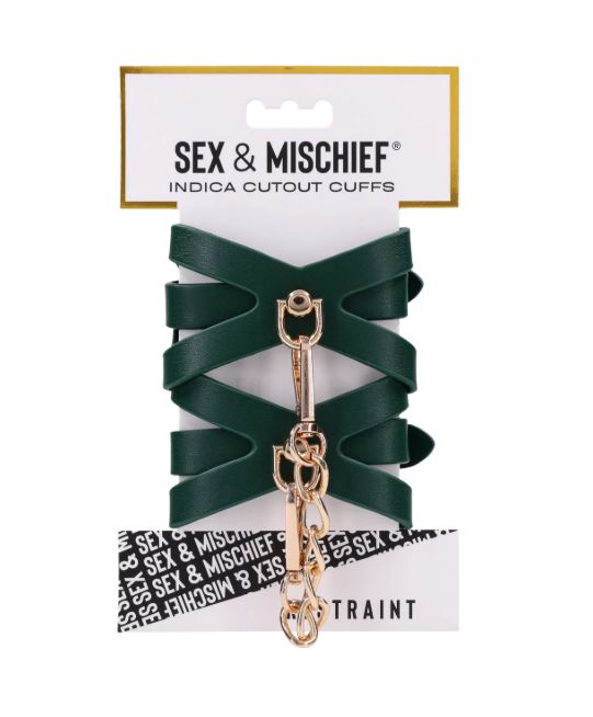Sex & Mischief Indica Cutout Cuffs Sport Sheets