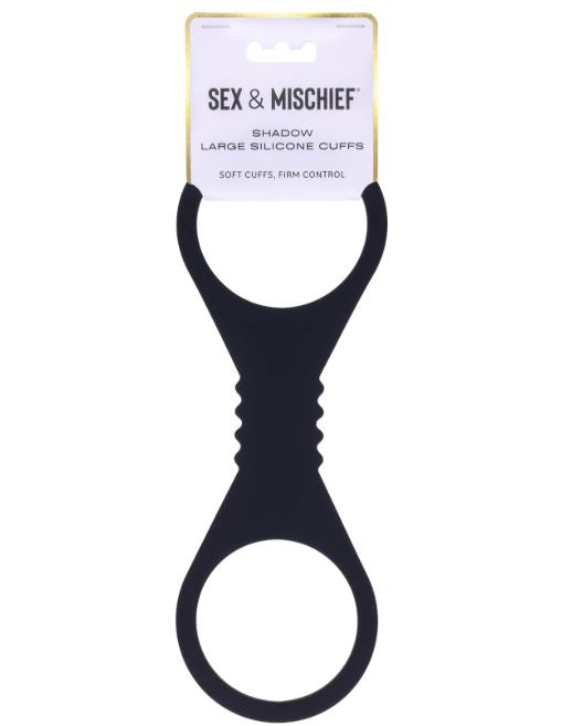 Sex & Mischief Shadow Large Silicone Cuffs Sport Sheets