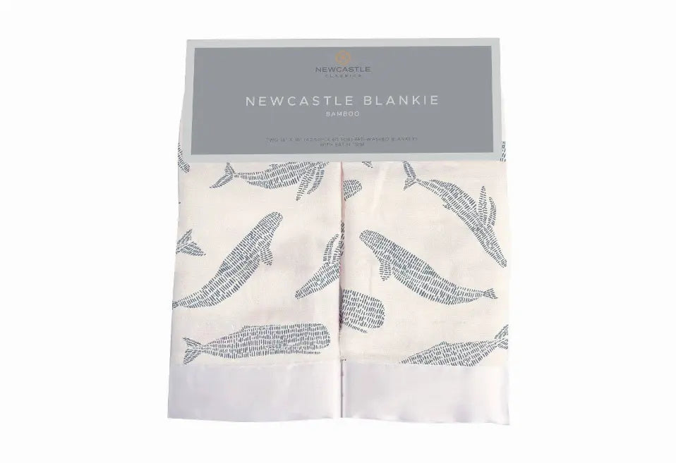 Shadow Whales Bamboo Newcastle Blankie Newcastle Classics