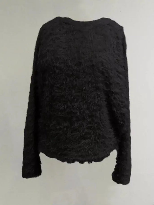 Shaggy Boxy Pullover Tru Luv