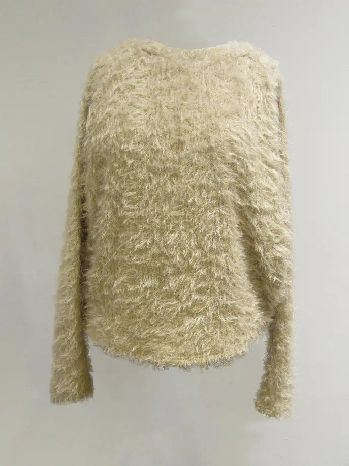 Shaggy Boxy Pullover Tru Luv