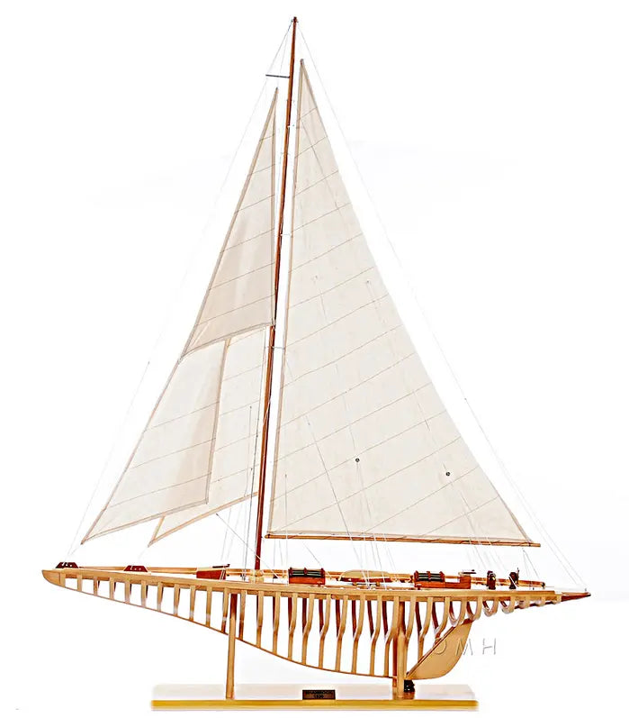 Shamrock V Open Hull Model Sailing Yacht OMH USA