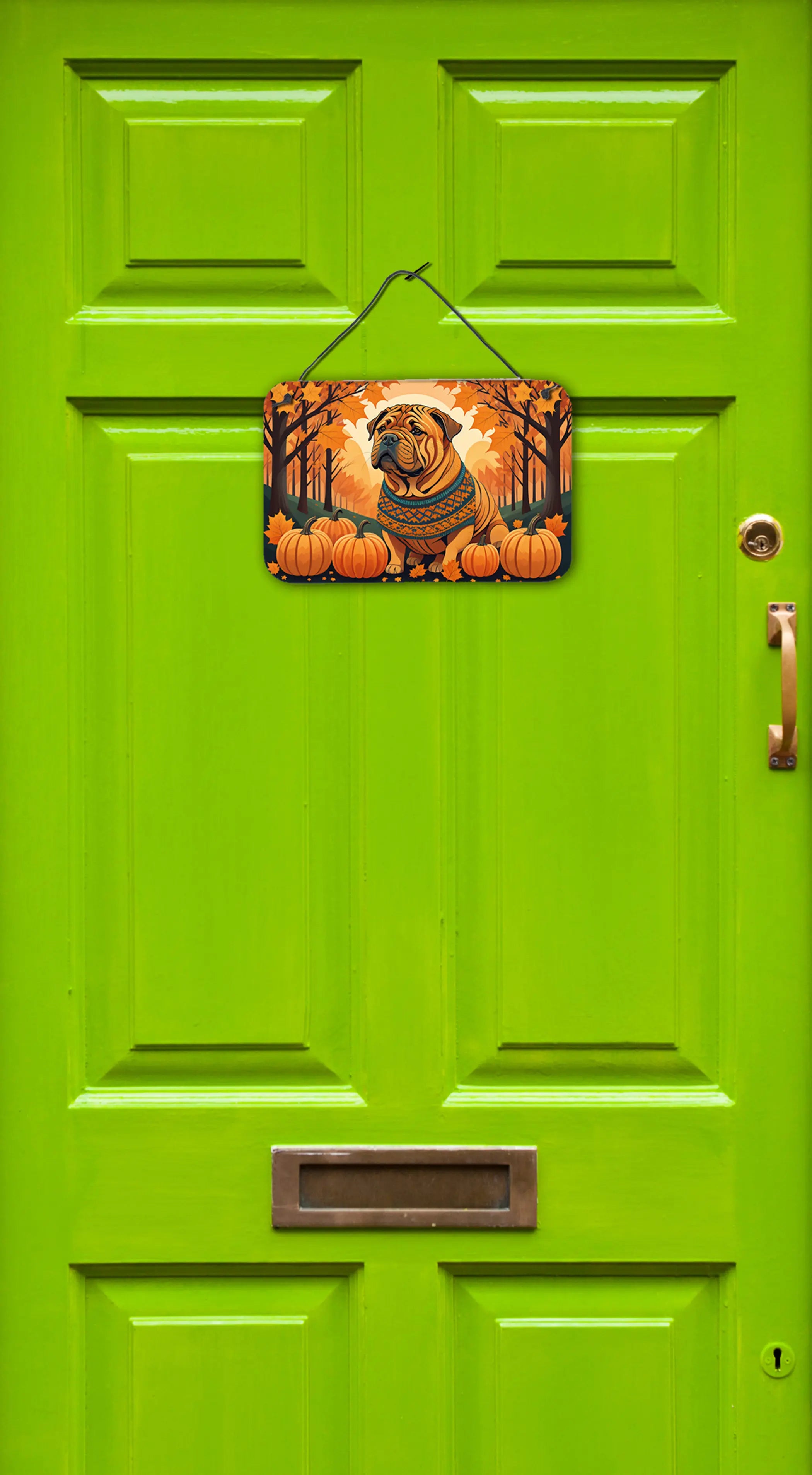 Shar Pei Fall Wall or Door Hanging Prints Caroline's Treasures