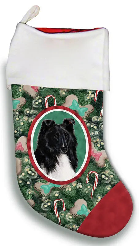 Sheltie Bi Black- Best of Breed Christmas Stocking Best of Breed