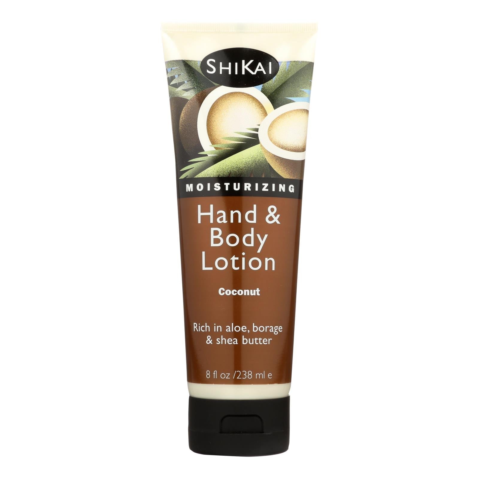 Shikai All Natural Hand And Body Lotion Coconut - 8 Fl Oz Shikai Products